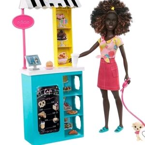 Barbie Life In The City Cafe Playset with Doll